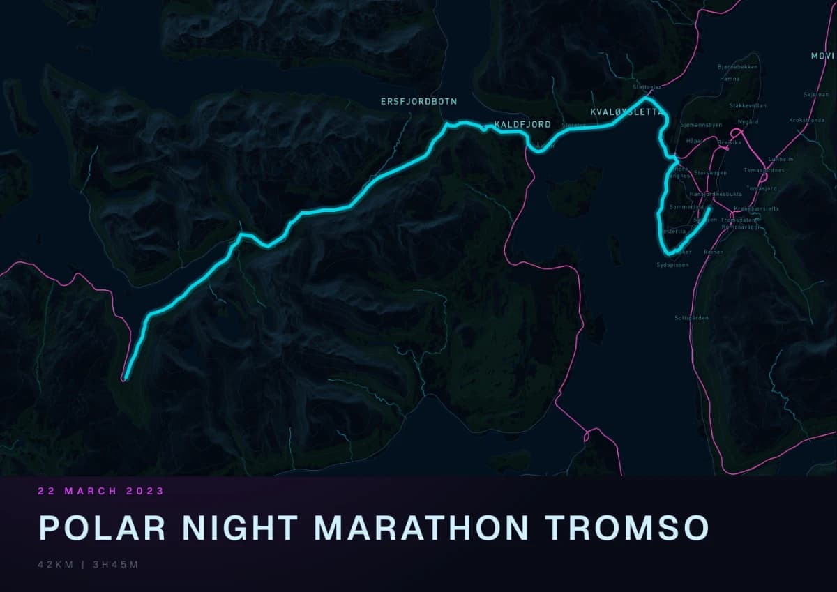 Polar Night Marathon Tromso